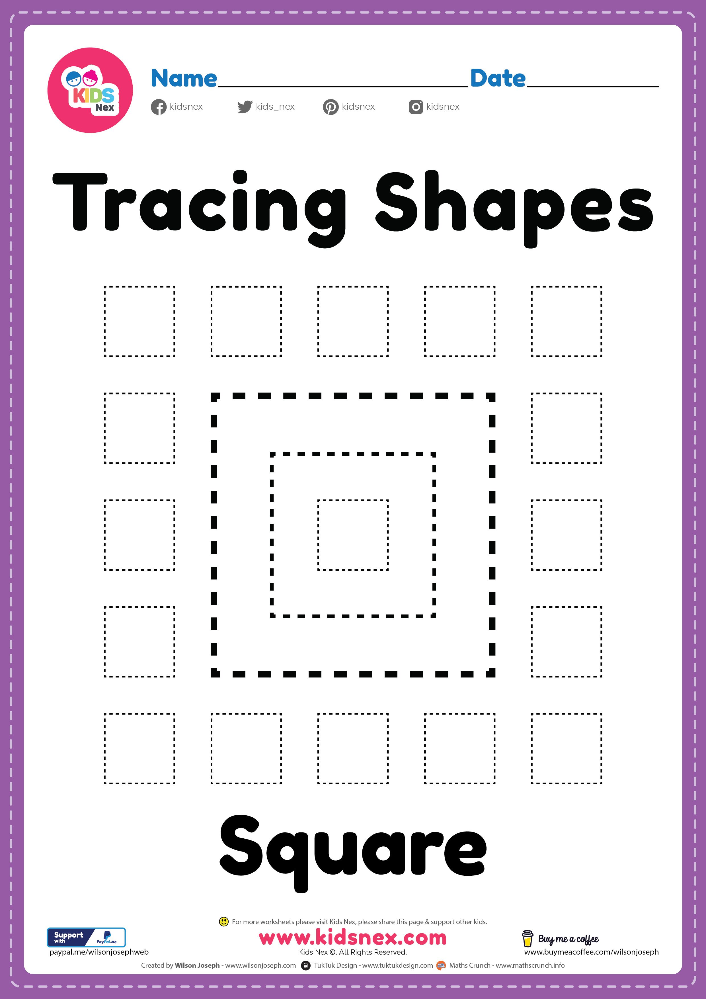 Get 85 Shapes Worksheet For Preschool Ideas 76