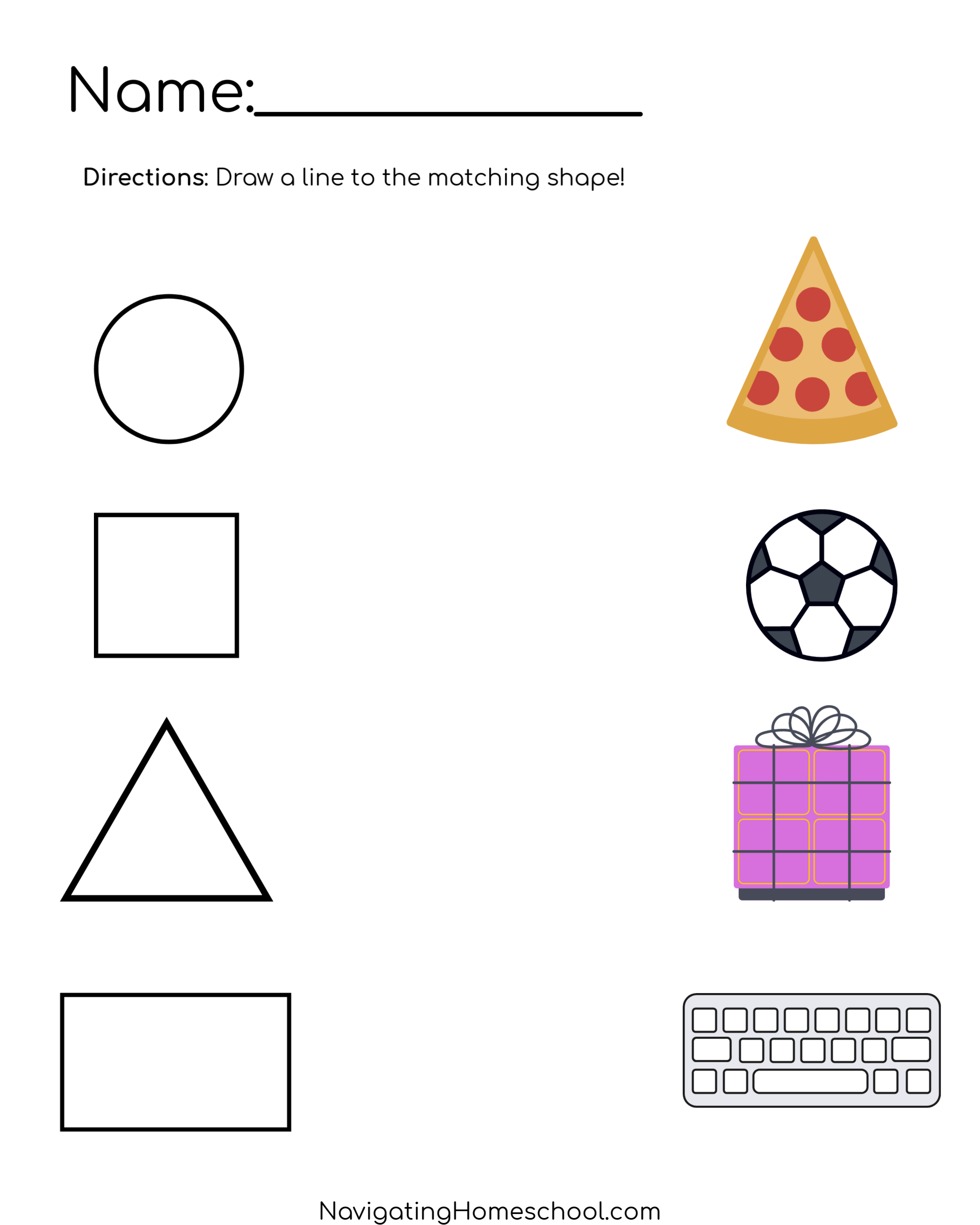 Get 85 Shapes Worksheet For Preschool Ideas 82