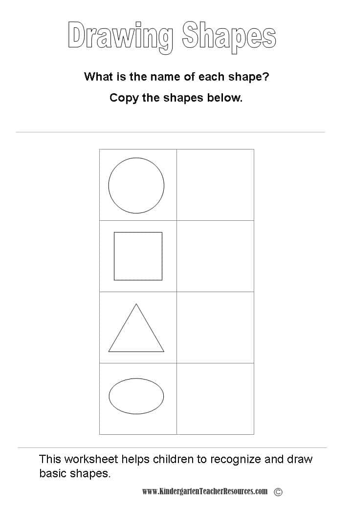 Get 85 Shapes Worksheet For Preschool Ideas 84