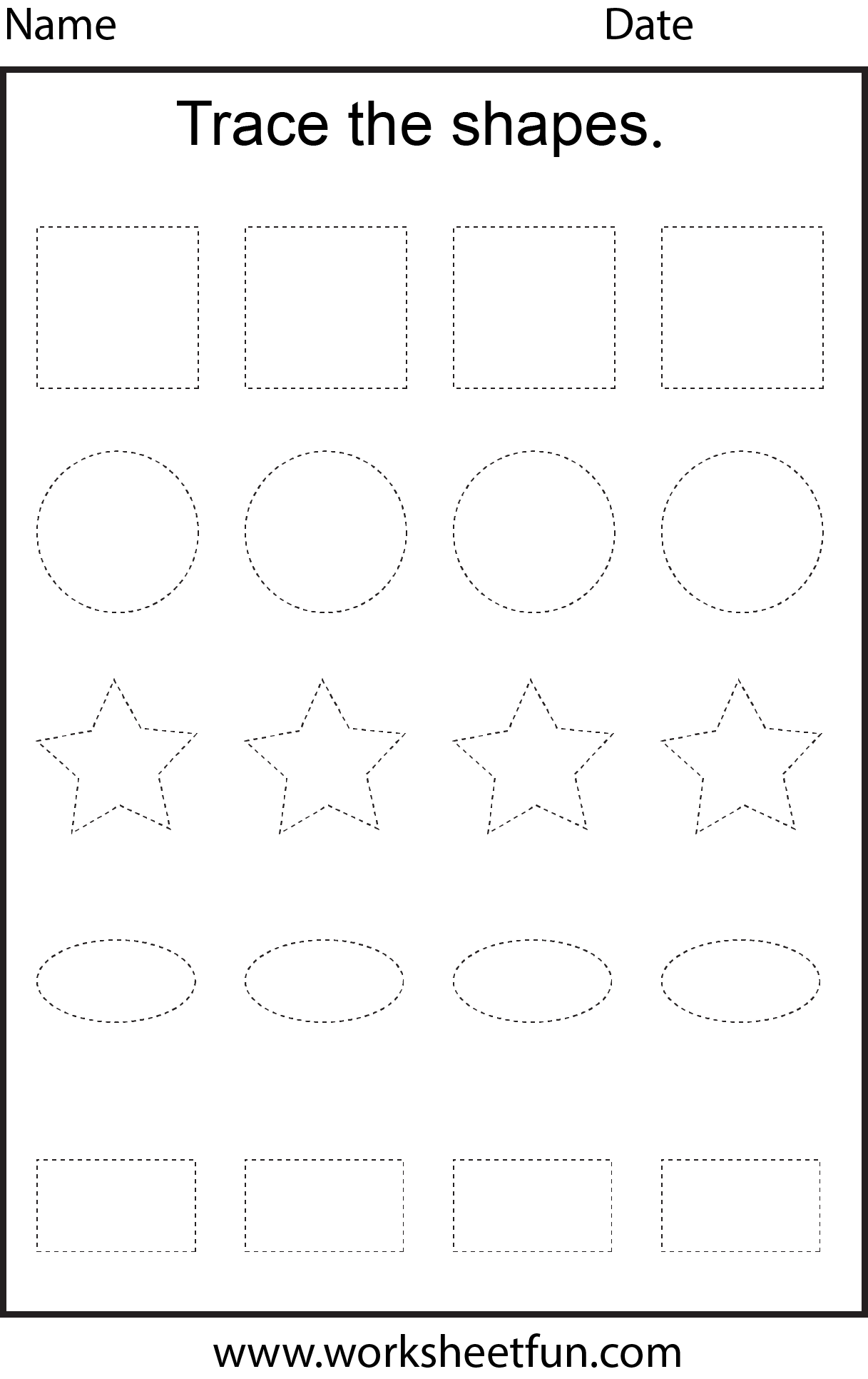 Get 85 Shapes Worksheet For Preschool Ideas 9