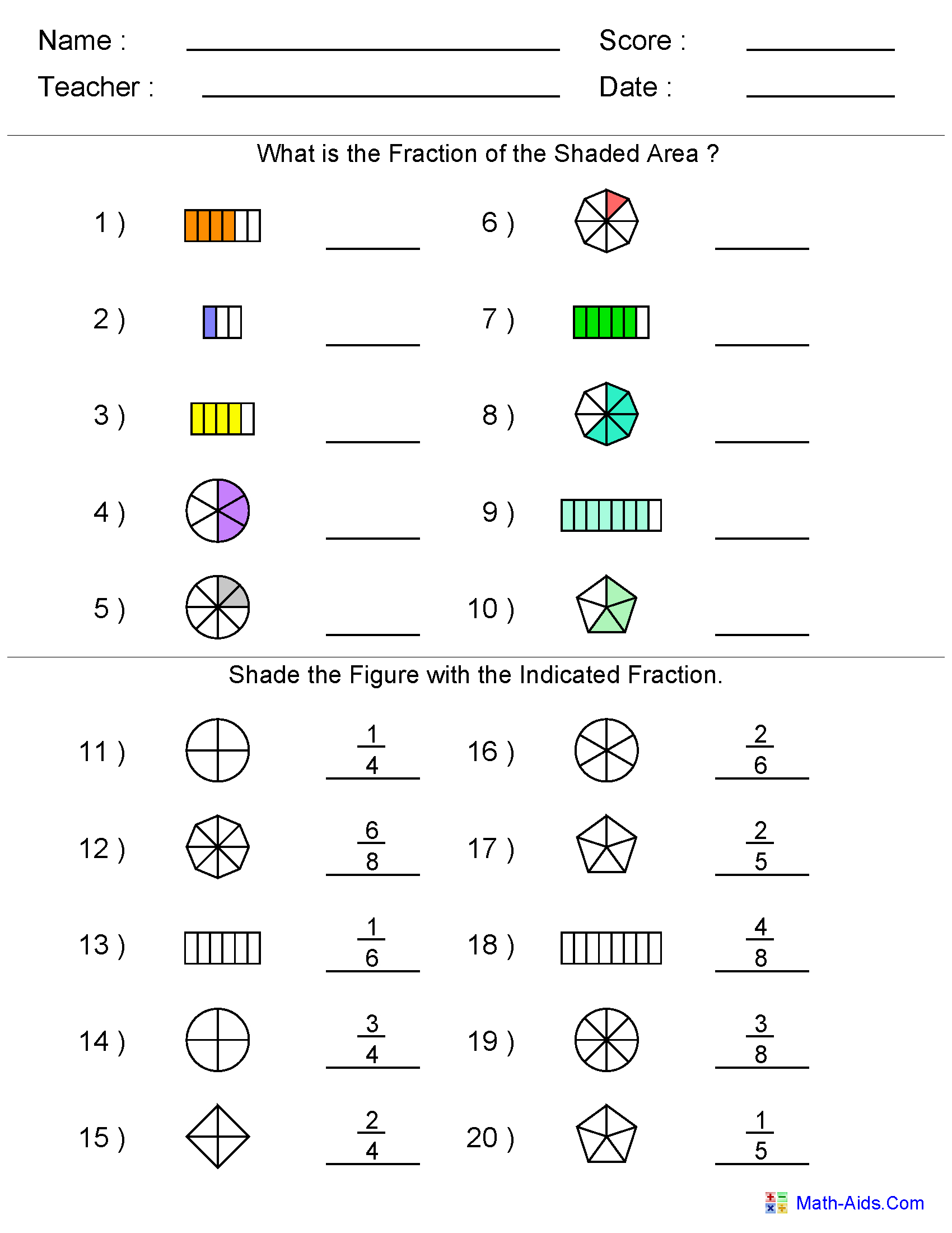 Get 85 Summer Fractions Worksheets Ideas 32