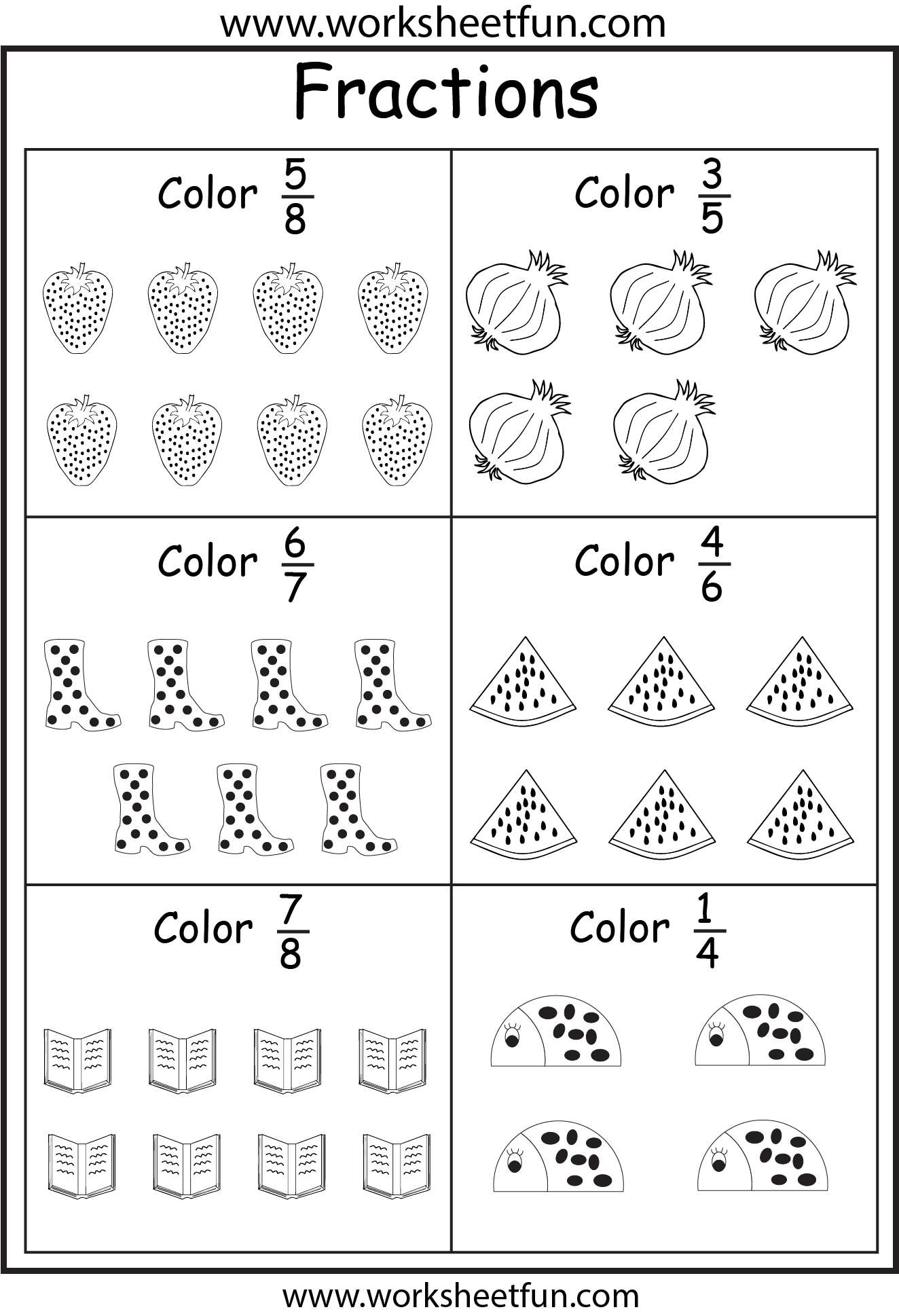 Get 85 Summer Fractions Worksheets Ideas 39