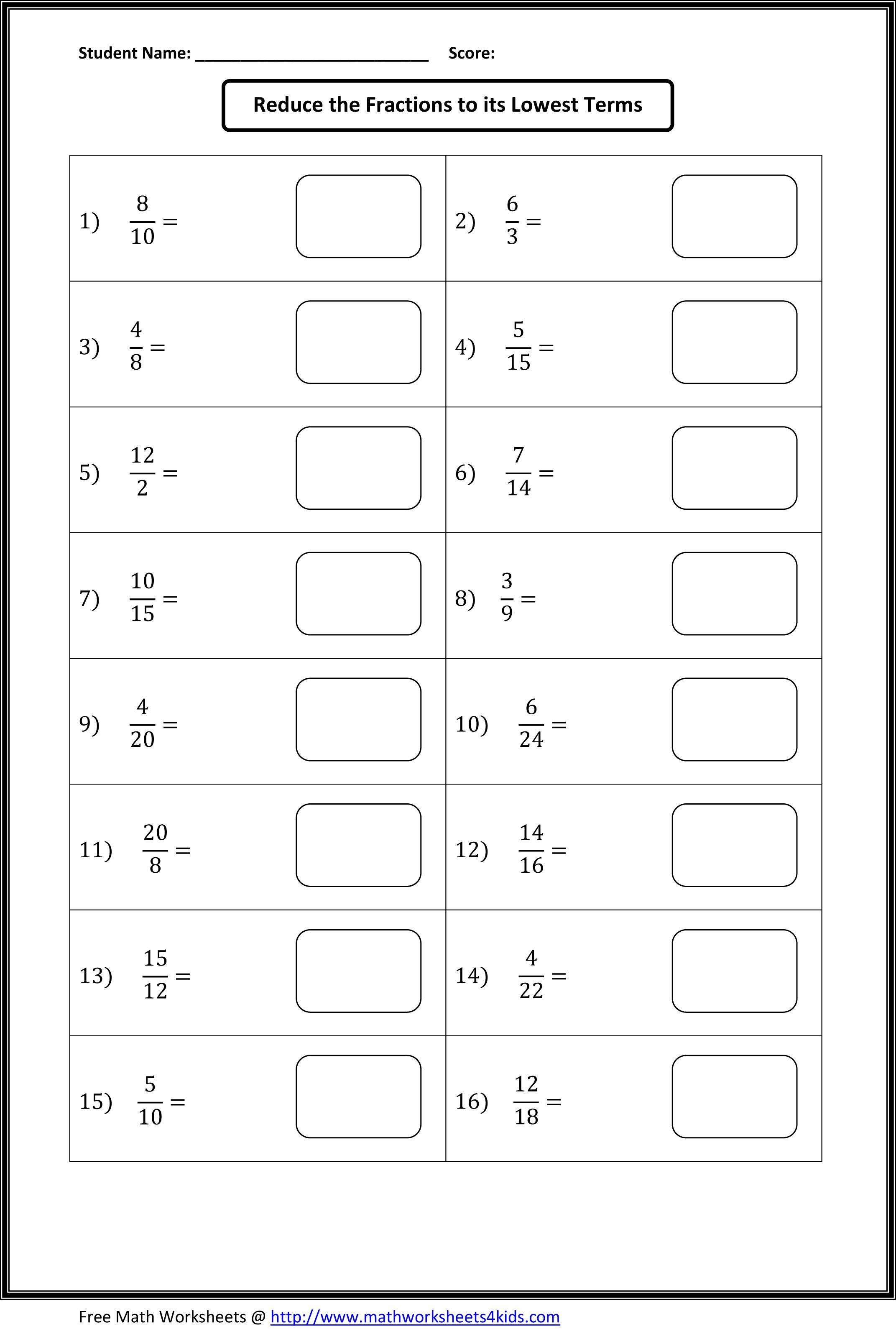 Get 85 Summer Fractions Worksheets Ideas 43