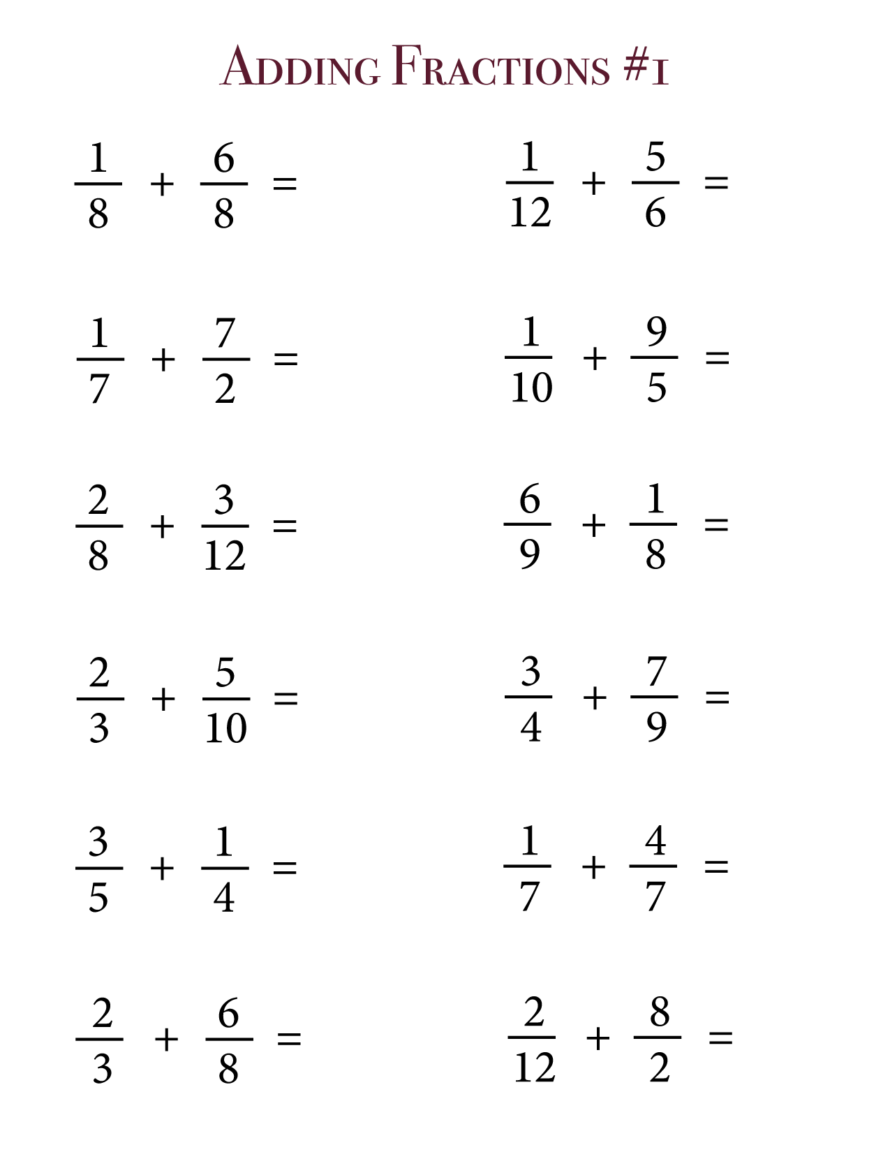 Get 85 Summer Fractions Worksheets Ideas 76