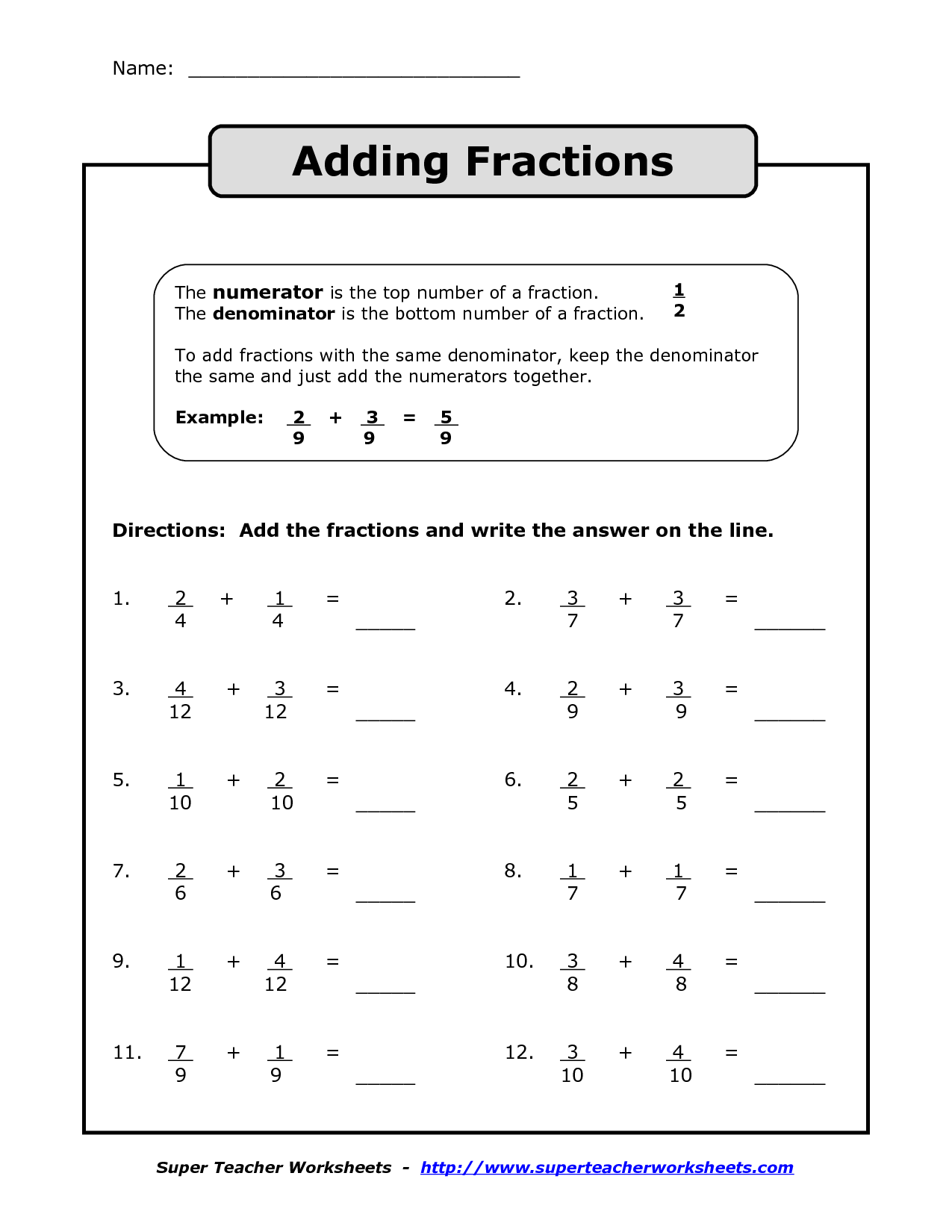 Get 85 Summer Fractions Worksheets Ideas 81