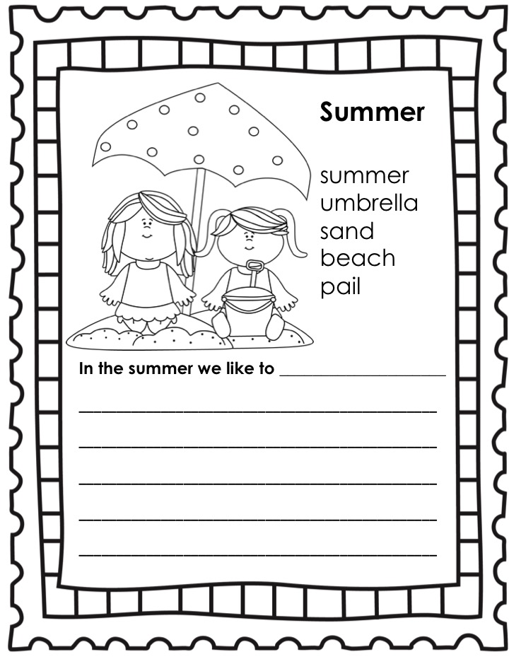 Get 85 Summer Handwriting Practice Ideas 5