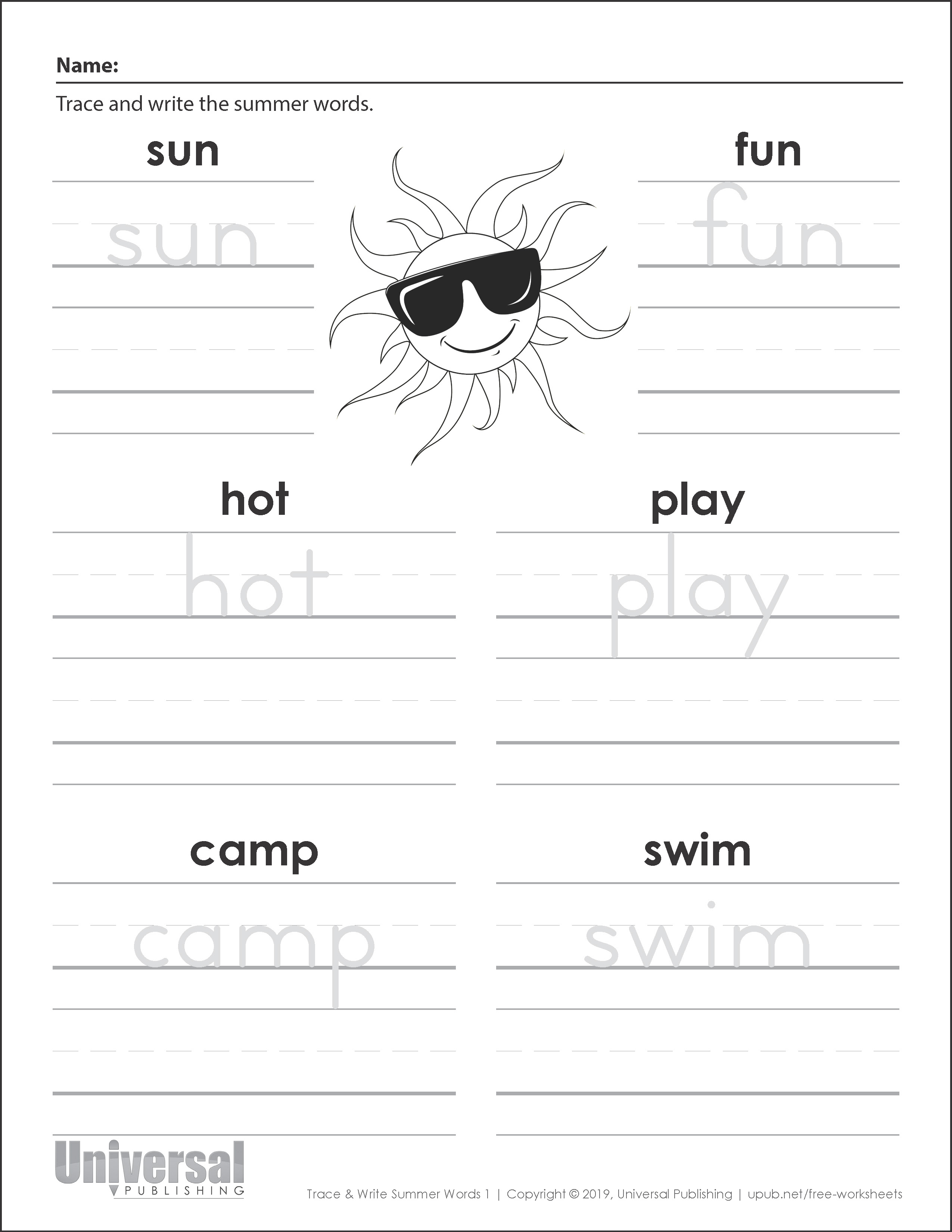 Get 85 Summer Handwriting Practice Ideas 60