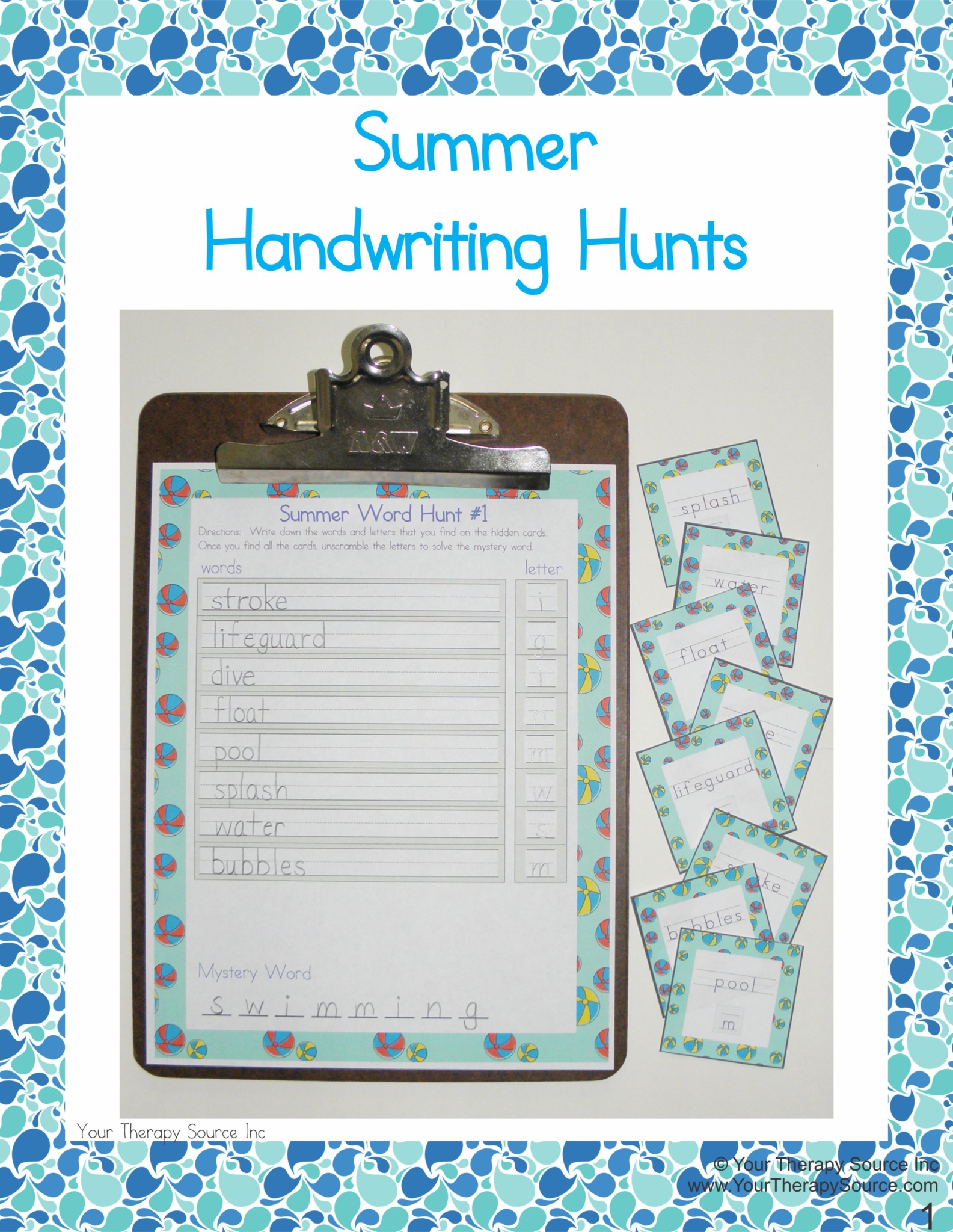 Get 85 Summer Handwriting Practice Ideas 67