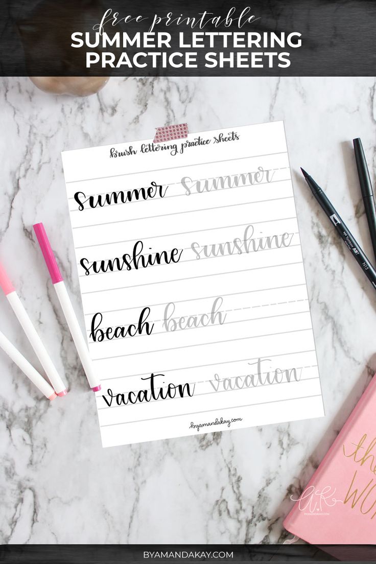 Get 85 Summer Handwriting Practice Ideas 83