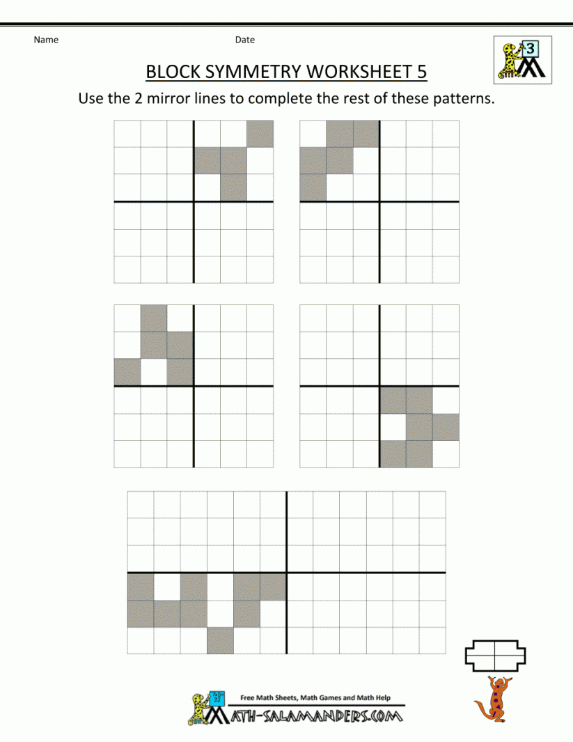 Get 85 Summer Symmetry Worksheet 14