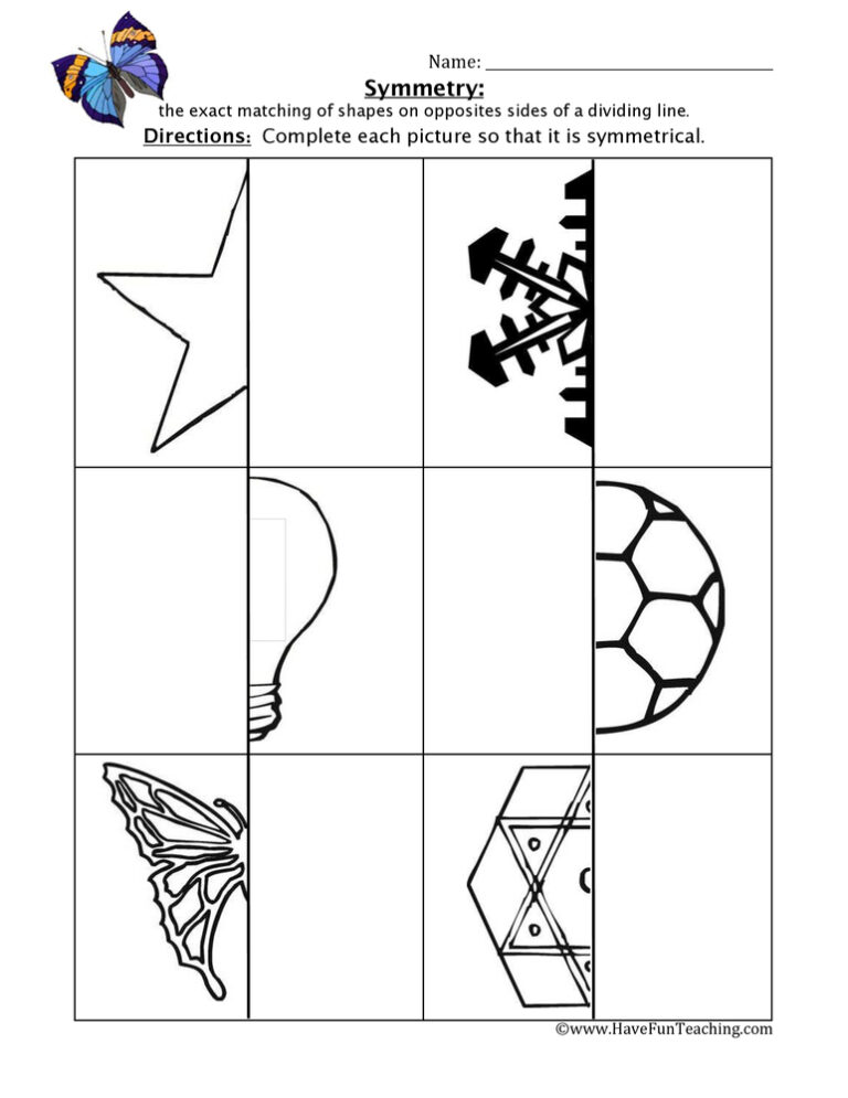 Get 85 Summer Symmetry Worksheet 23