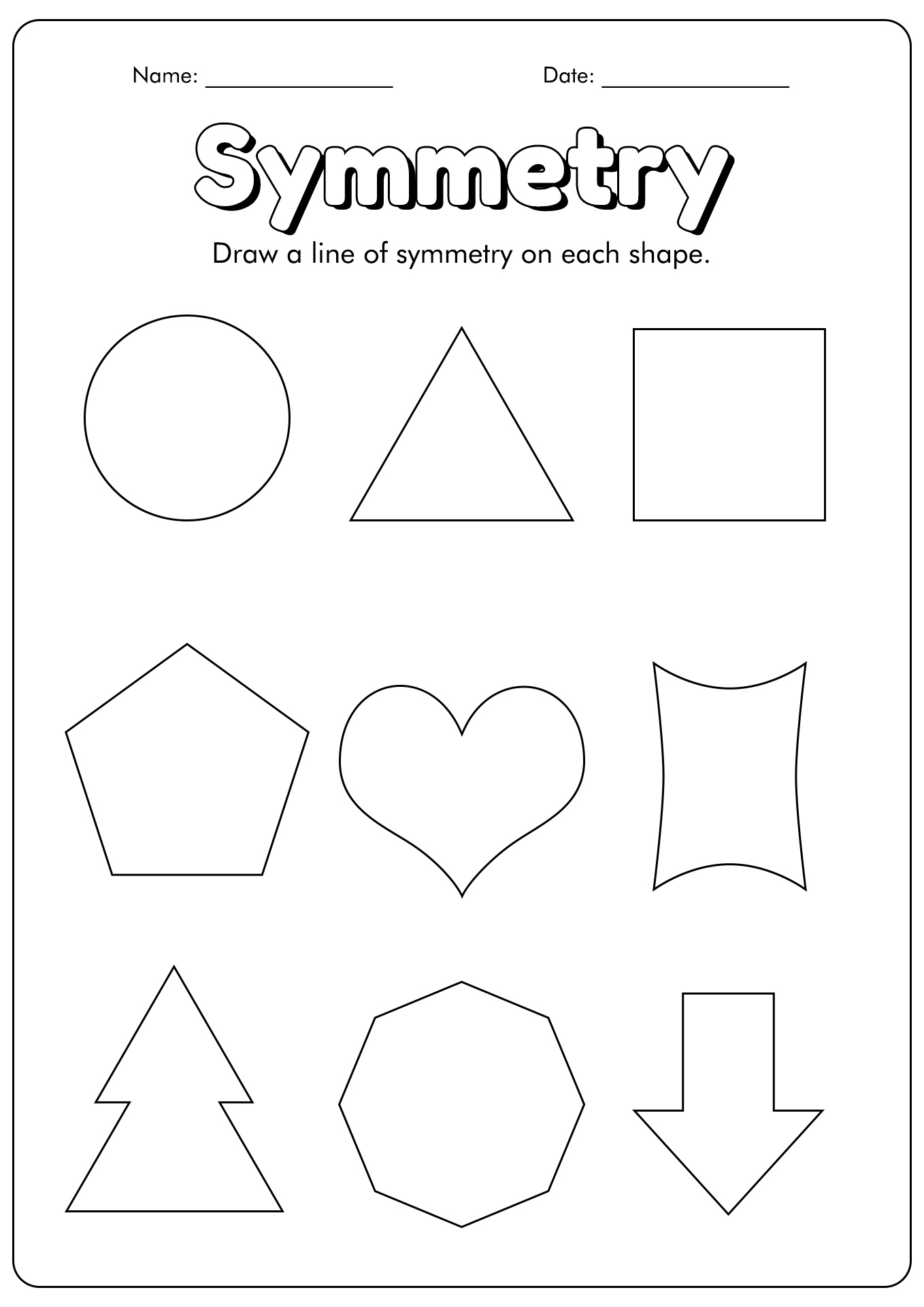 Get 85 Summer Symmetry Worksheet 24