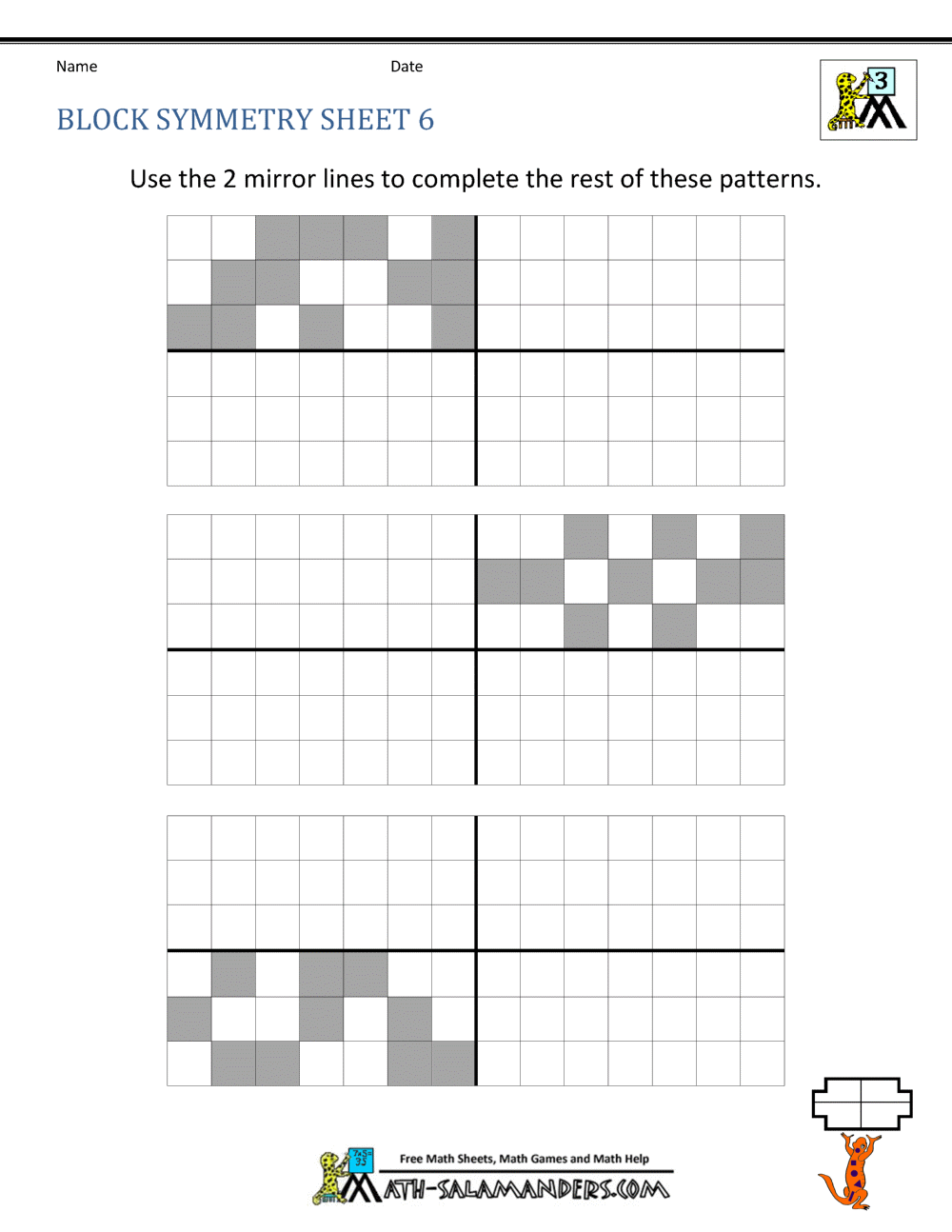 Get 85 Summer Symmetry Worksheet 37