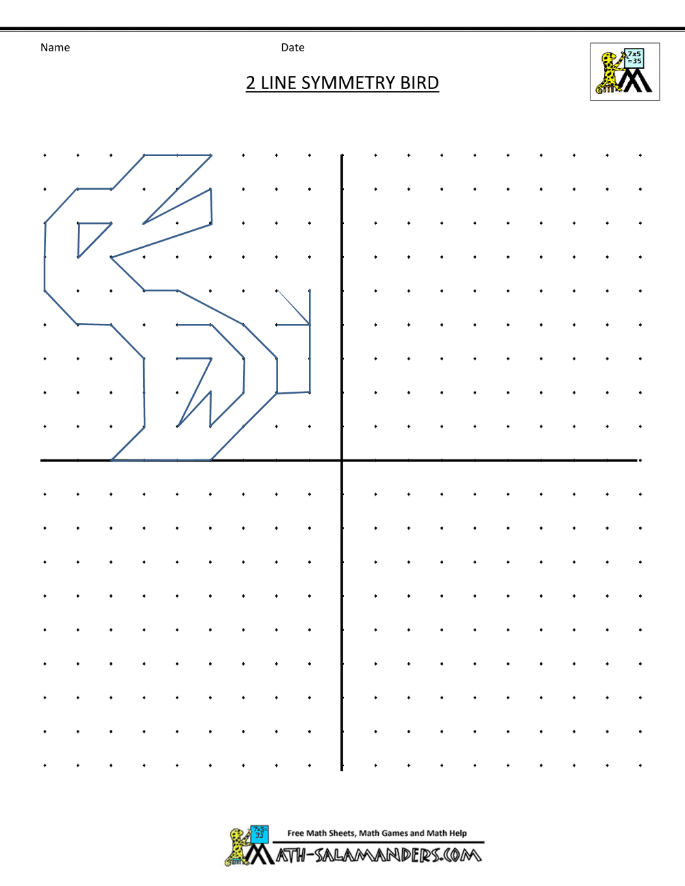 Get 85 Summer Symmetry Worksheet 42