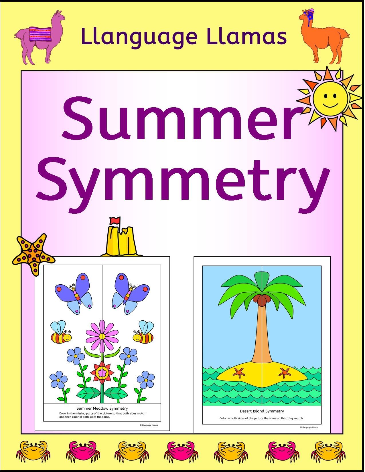 Get 85 Summer Symmetry Worksheet 45