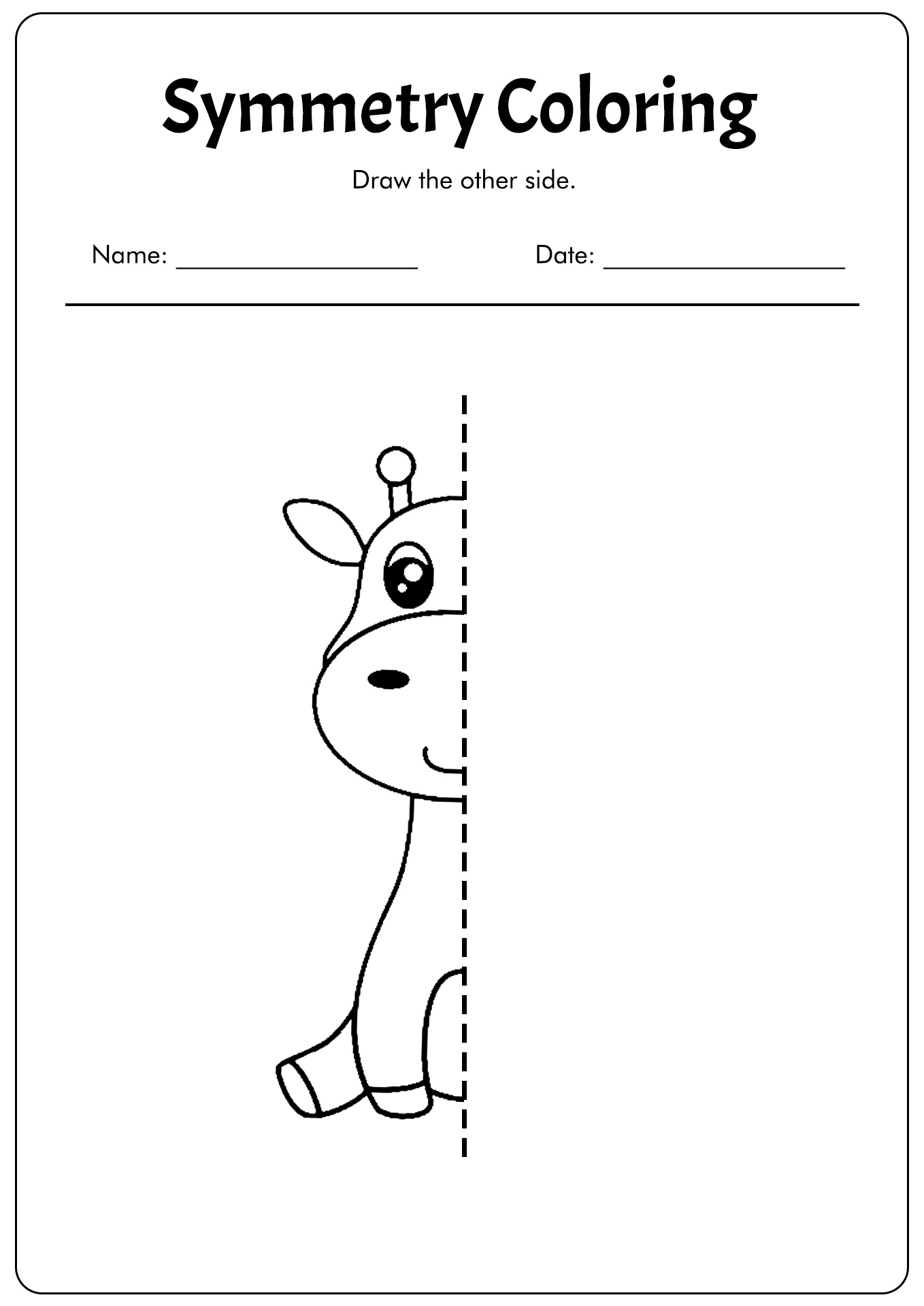 Get 85 Summer Symmetry Worksheet 67