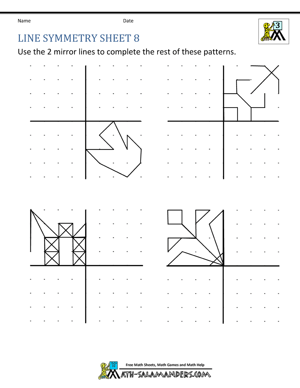 Get 85 Summer Symmetry Worksheet 68