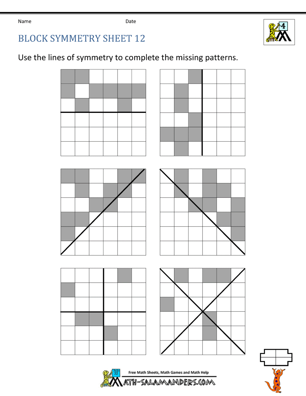 Get 85 Summer Symmetry Worksheet 72