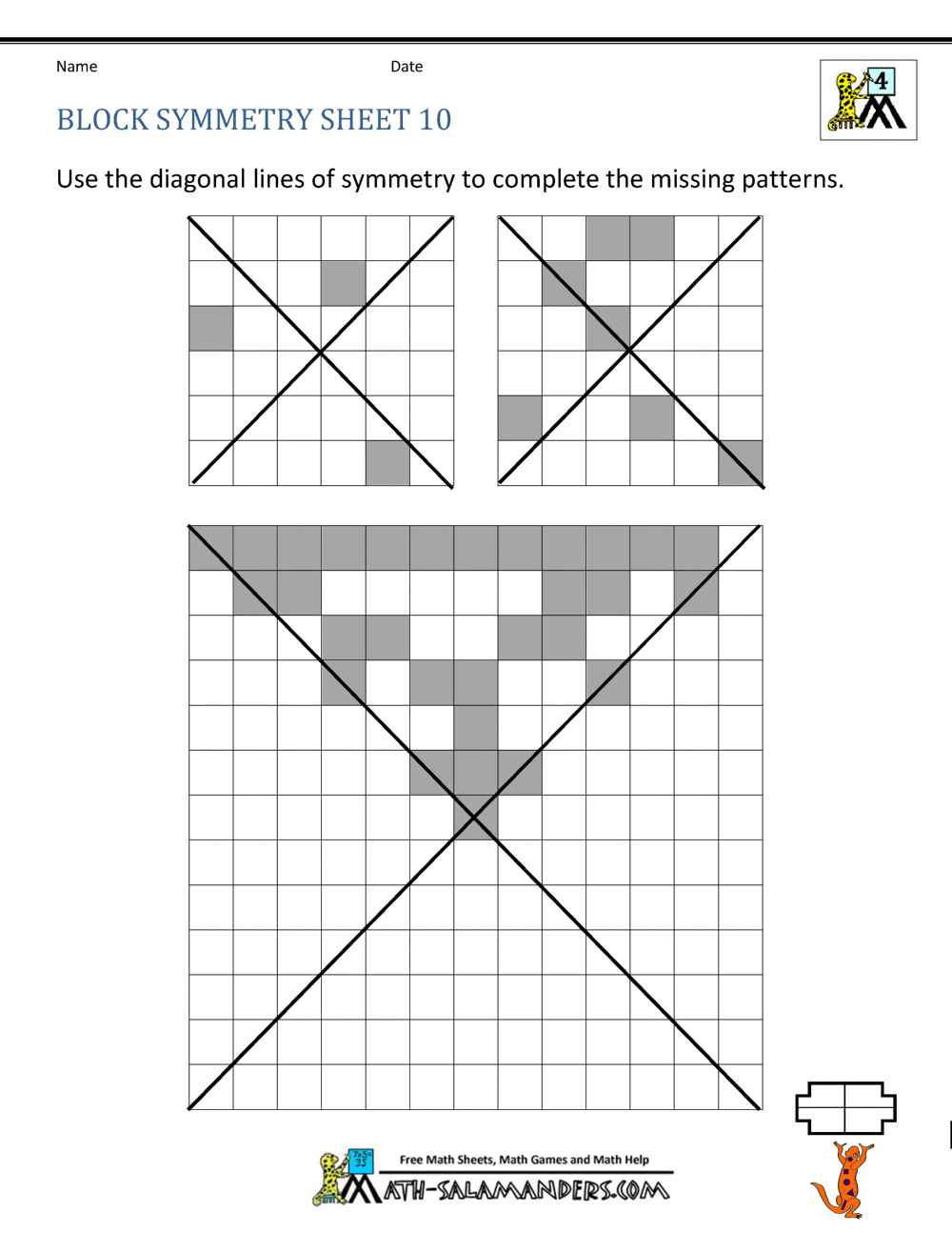 Get 85 Summer Symmetry Worksheet 82