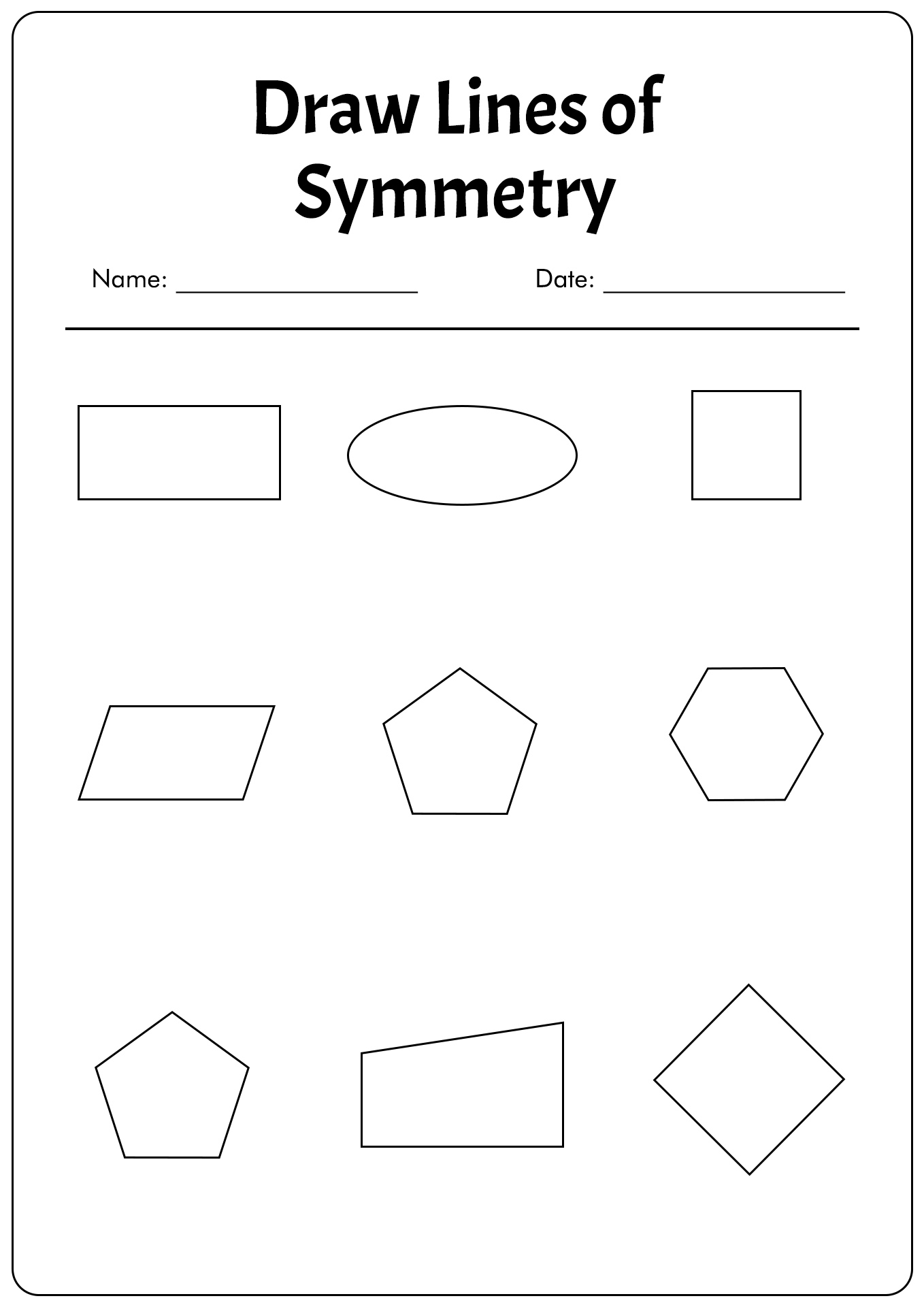 Get 85 Summer Symmetry Worksheet 84