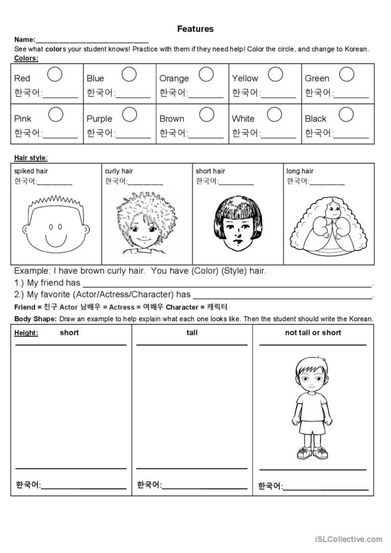 Save 85 Korean For Beginners Worksheet 29