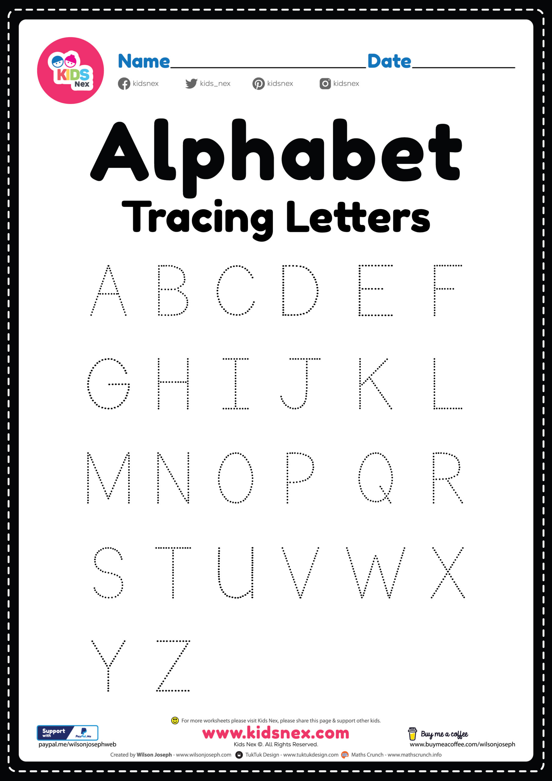 Best 45 Alphabet Tracing Worksheets Pdf Ideas 11