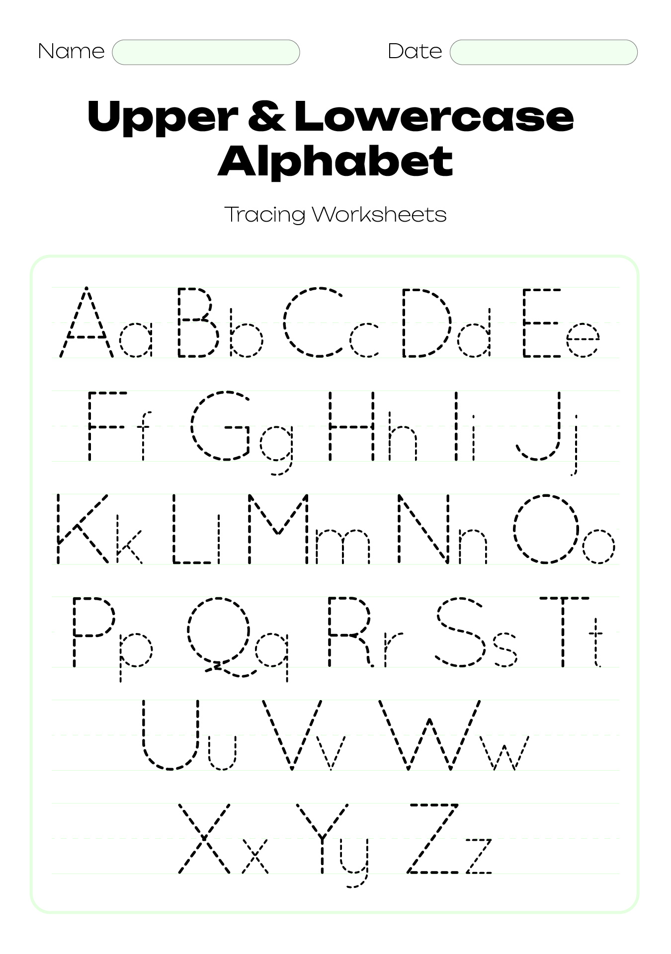 Best 45 Alphabet Tracing Worksheets Pdf Ideas 19