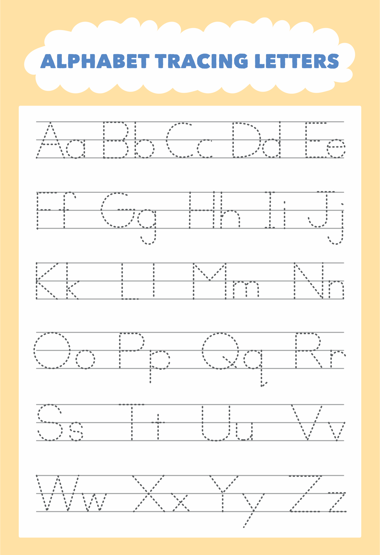 Best 45 Alphabet Tracing Worksheets Pdf Ideas 34