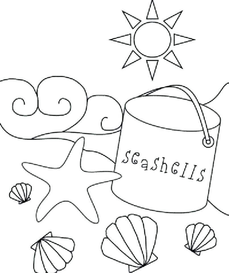 Best 45 Coloring Pages Beach Summer Ideas 25