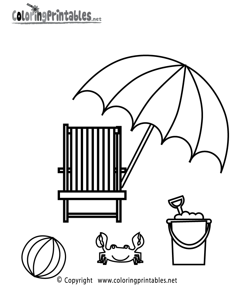 Best 45 Coloring Pages Beach Summer Ideas 32