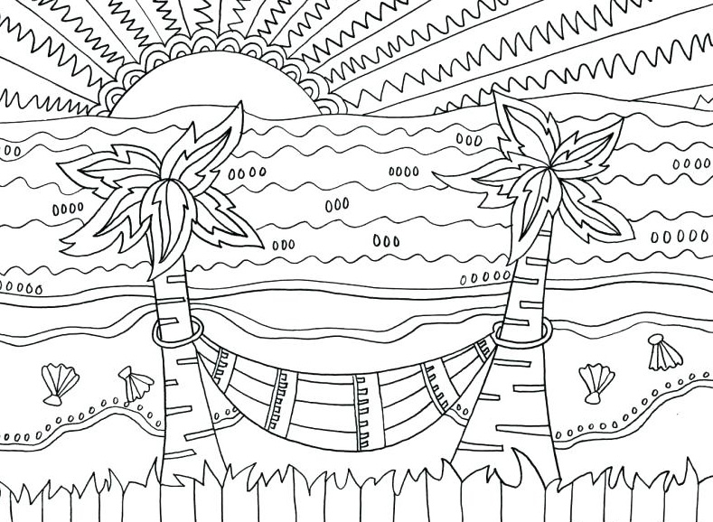 Best 45 Coloring Pages Summer Adult Ideas 9