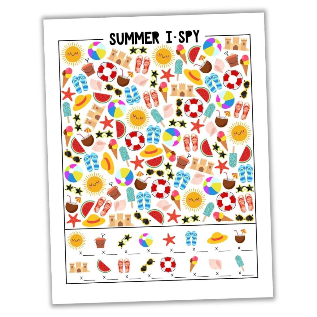 Best 45 I Spy Worksheets For Kids Summer Ideas 45