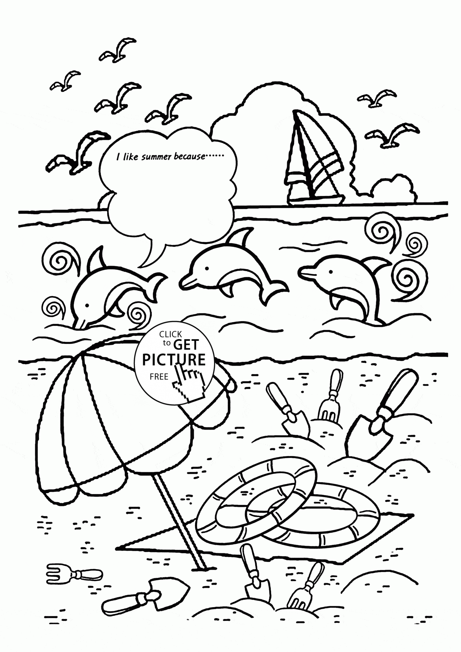 Best 45 Summer Holiday Coloring Pages Ideas 25