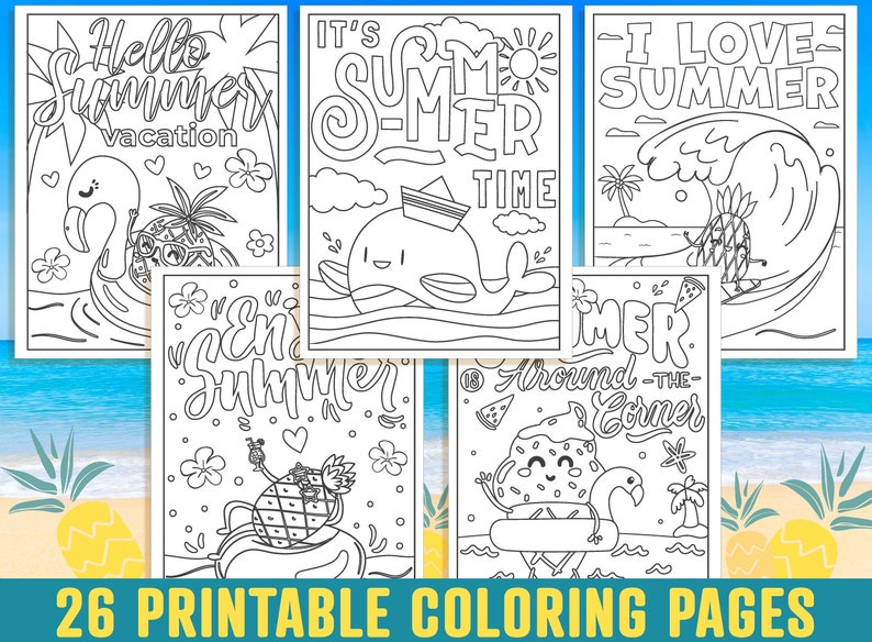 Best 45 Summer Holiday Coloring Pages Ideas 33