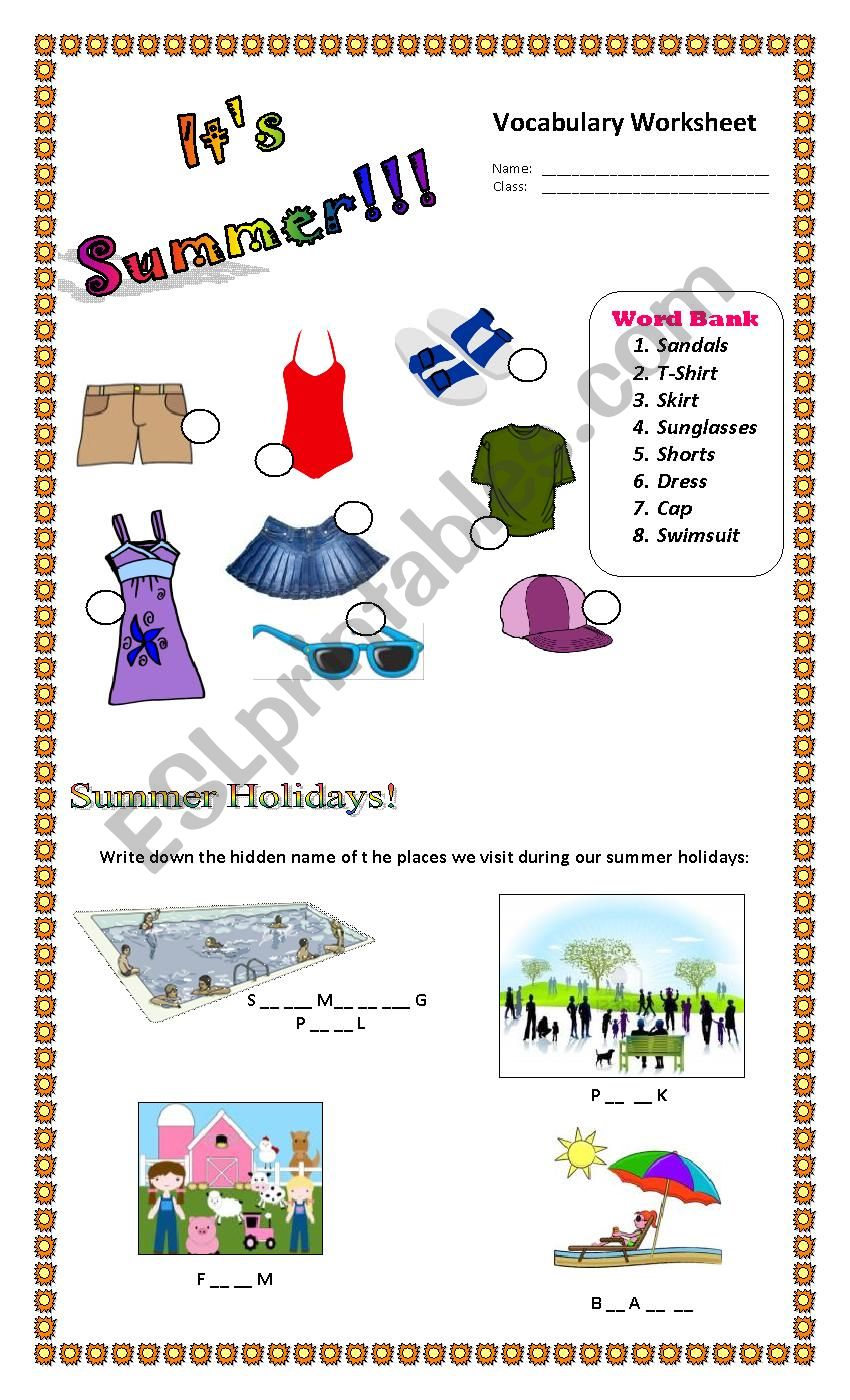 Best 45 Summer Is Here Worksheets Ideas 22