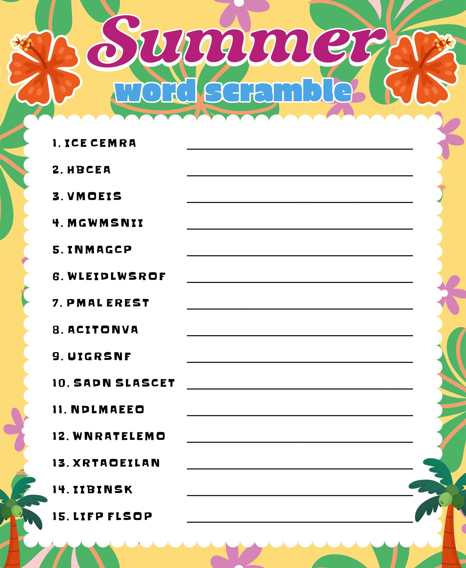 Best 45 Summer Is Here Worksheets Ideas 23