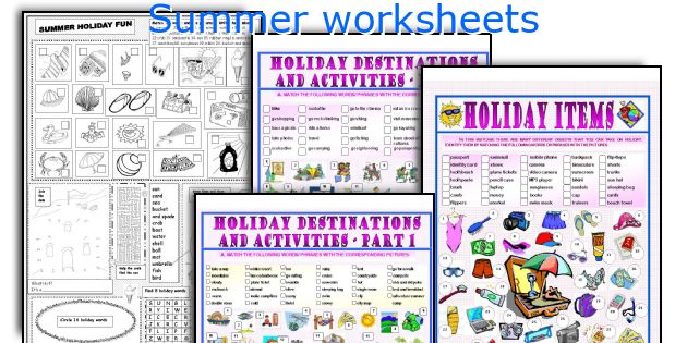 Best 45 Summer Is Here Worksheets Ideas 24