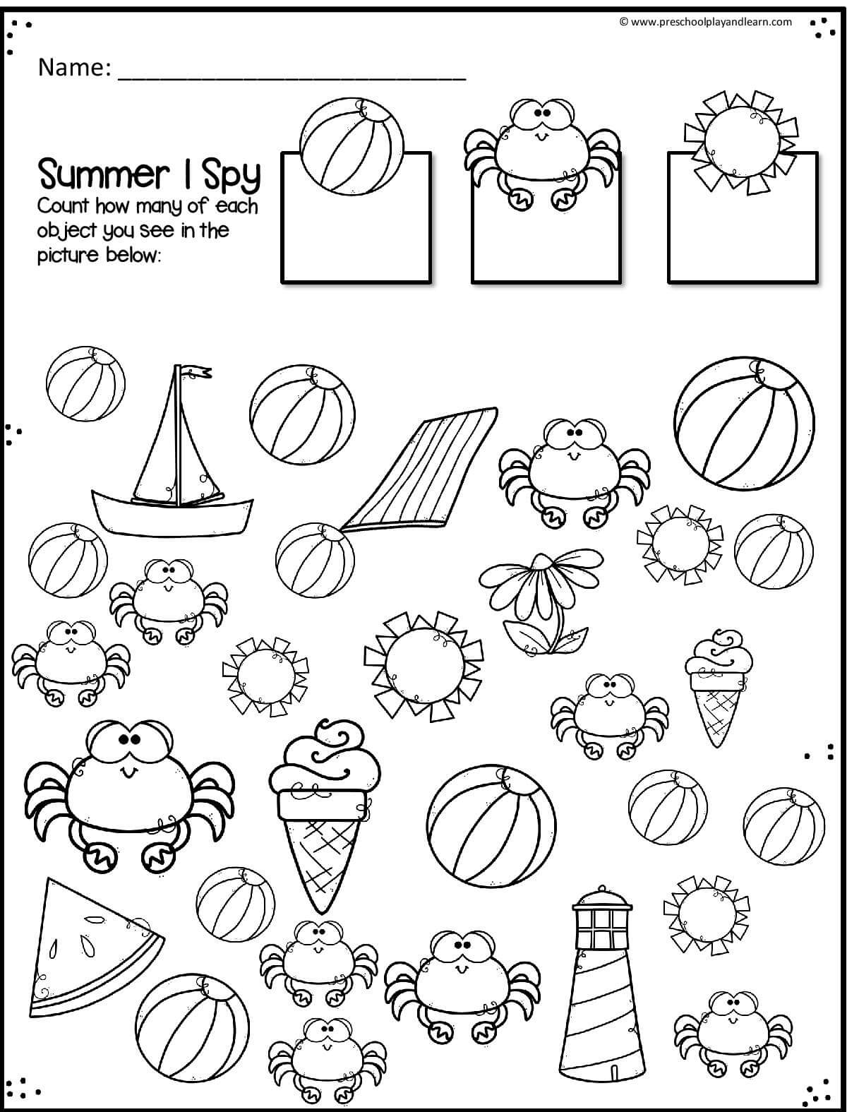 Best 45 Summer Ispy Worksheets Ideas 11