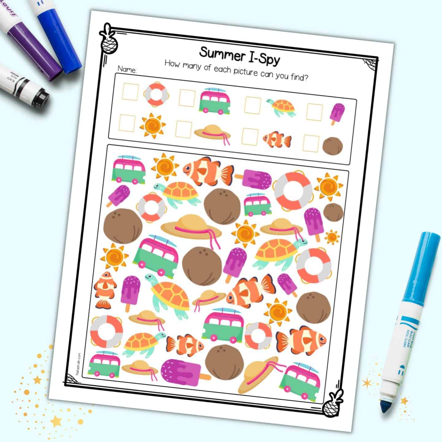 Best 45 Summer Ispy Worksheets Ideas 32