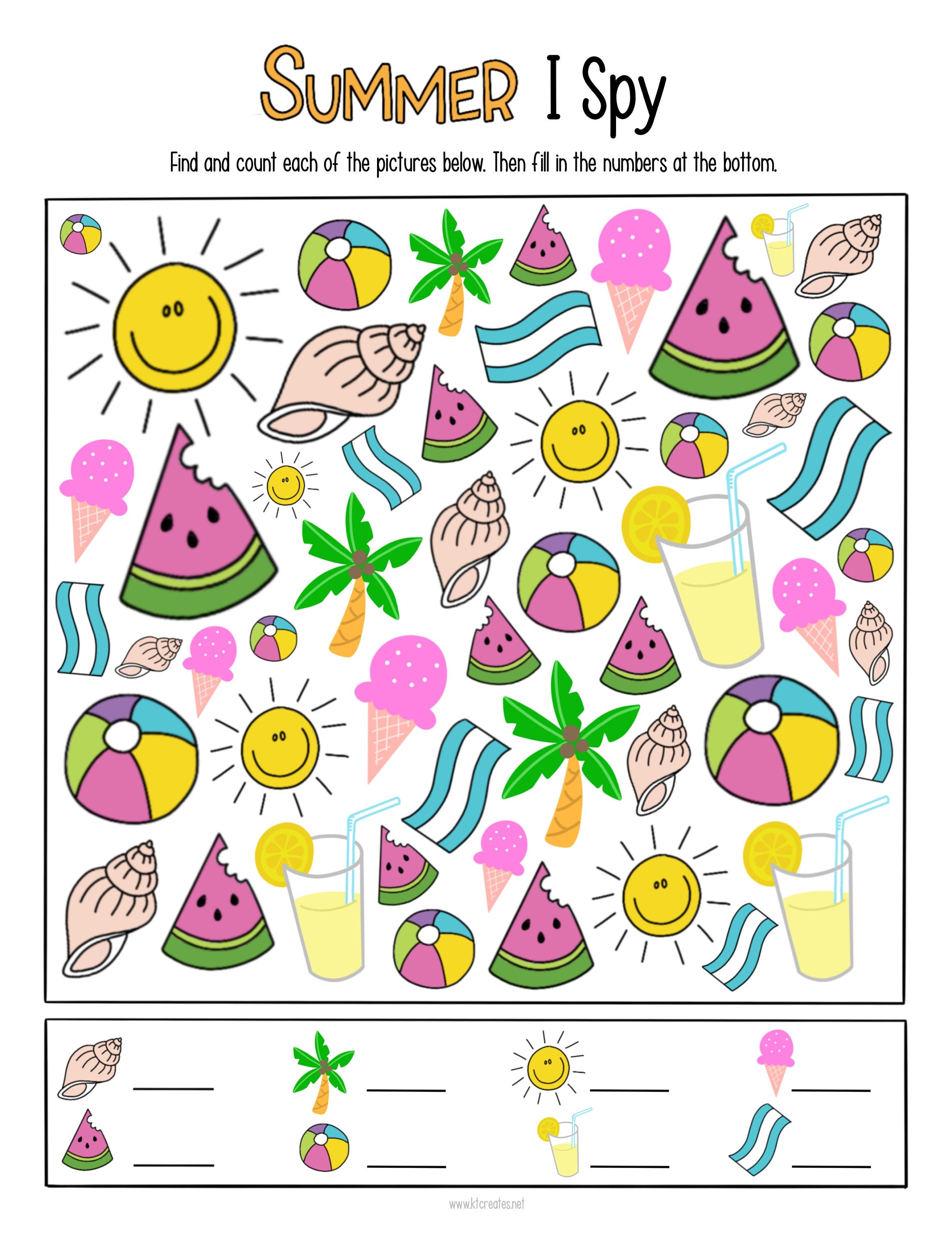 Best 45 Summer Ispy Worksheets Ideas 33