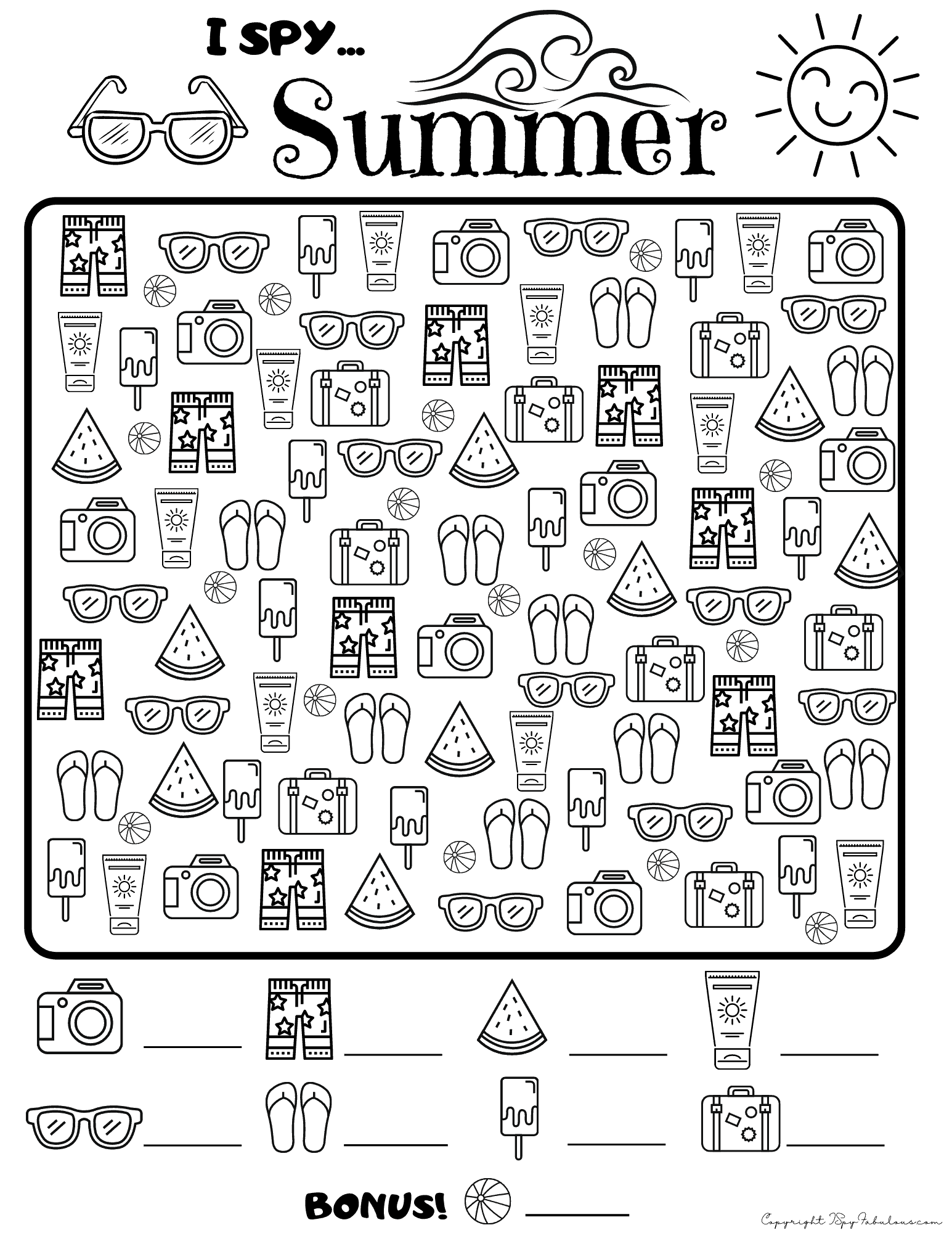 Best 45 Summer Ispy Worksheets Ideas 35