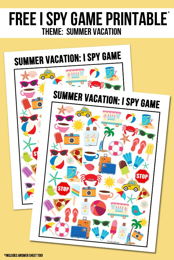 Best 45 Summer Ispy Worksheets Ideas 41