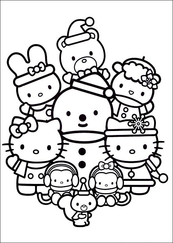 Best 45 Summer Sanrio Coloring Pages Ideas 28