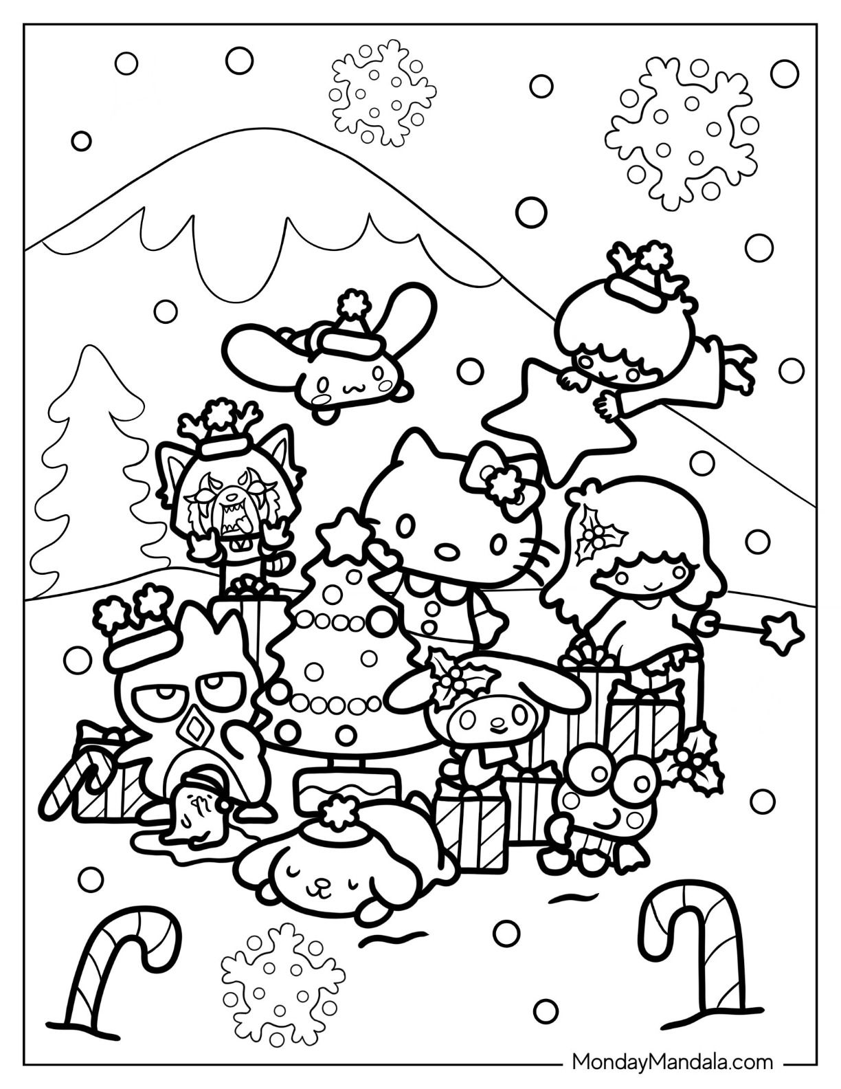 Best 45 Summer Sanrio Coloring Pages Ideas 33