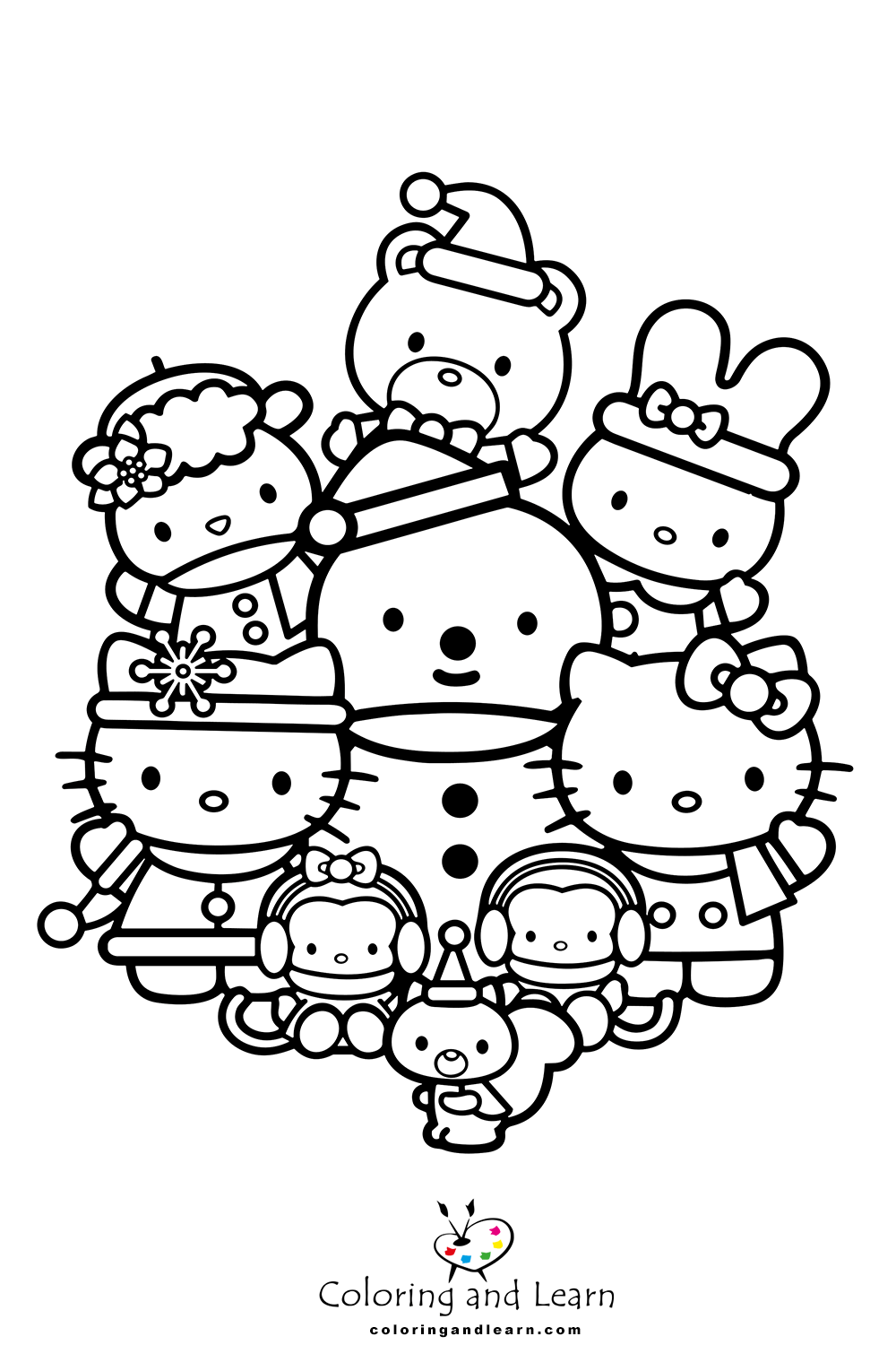 Best 45 Summer Sanrio Coloring Pages Ideas 34