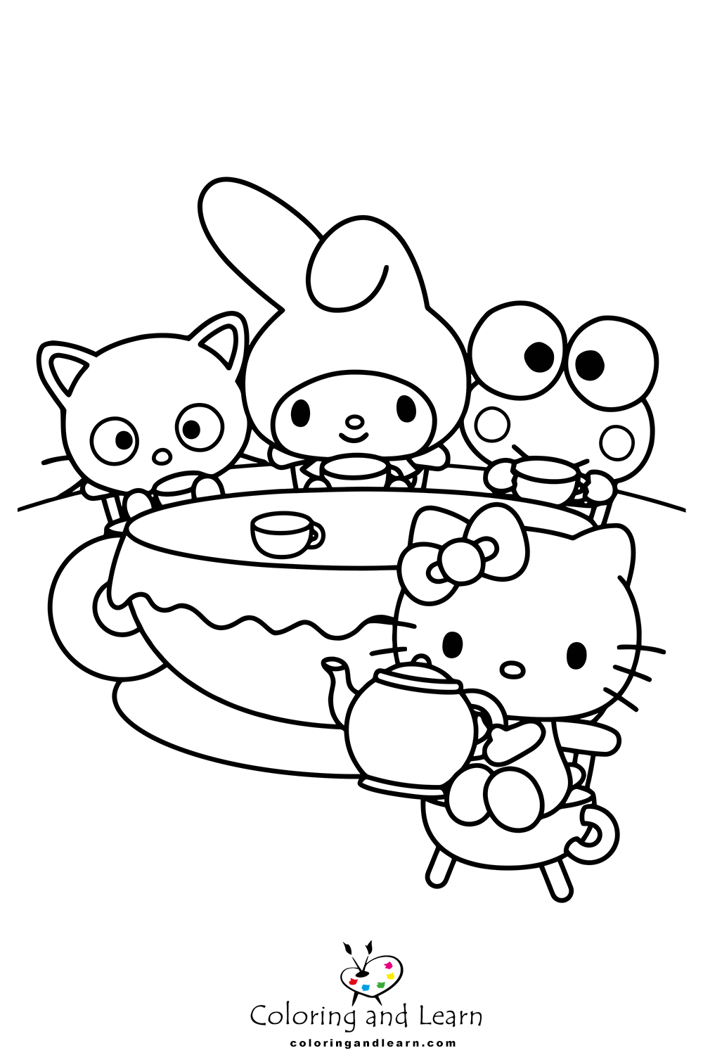 Best 45 Summer Sanrio Coloring Pages Ideas 38