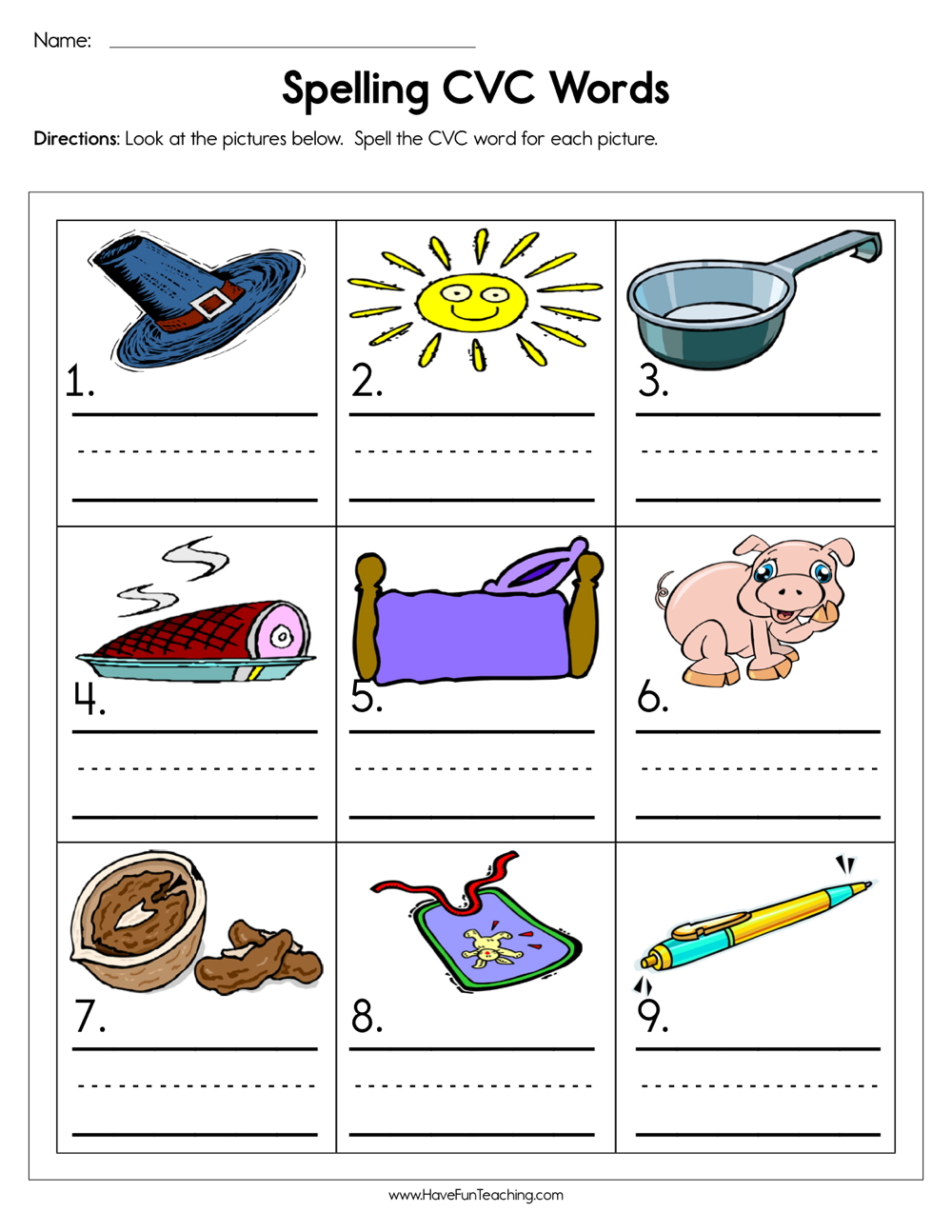 Best 50 Cvc Words Worksheets Ideas 17