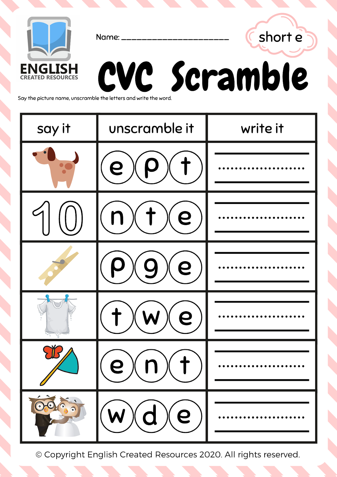 Best 50 Cvc Words Worksheets Ideas 31