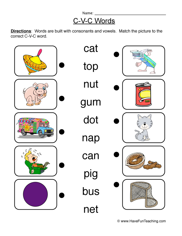 Best 50 Cvc Words Worksheets Ideas 33