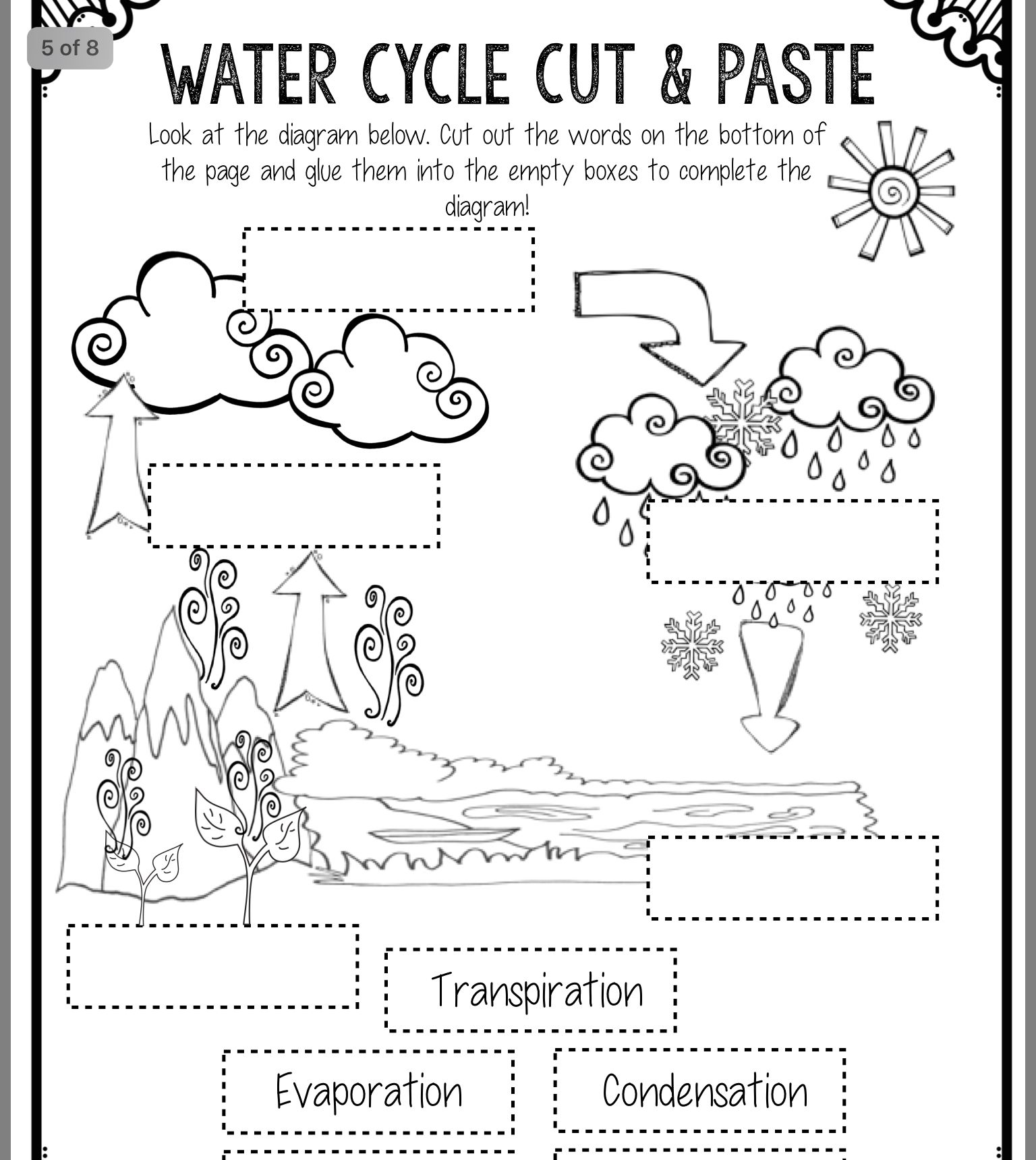 Best 50 Water Cycle Worksheets Ideas 29